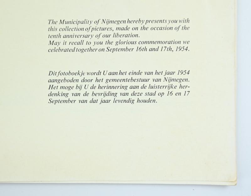 Dutch Book WW2 'Nijmegen 1944-1954'