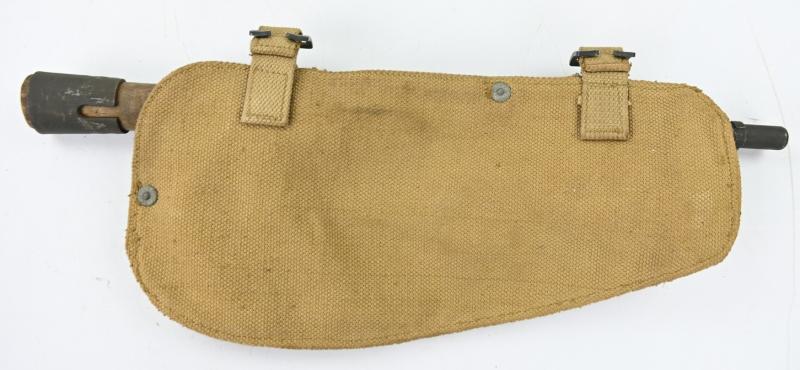 British WW2 Entrenching Tool in Pouch 1944
