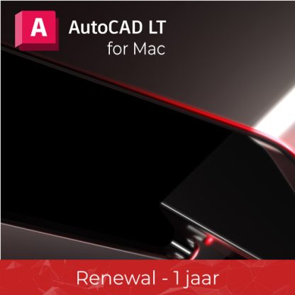 AutoCAD LT 2023 – 1 jaar Renewal – Mac
