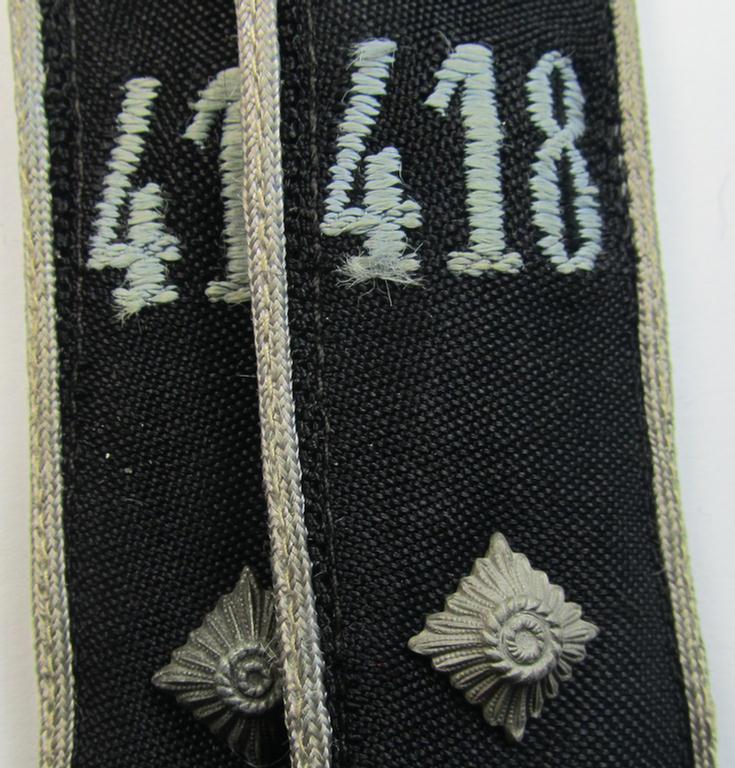 Attractive - and fully matching! - pair of so-called: 'Flieger-HJ' (ie. flight 'Hitlerjugend') shoulderstraps as was intended for usage by a: 'Kameradschaftsführer' who was attached to the: 'Bann 415' (415 = 'Parchim')