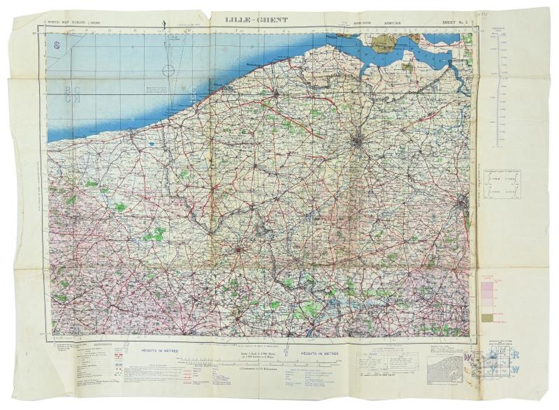 British WW2 Mapcase of Capt. Harris RASC