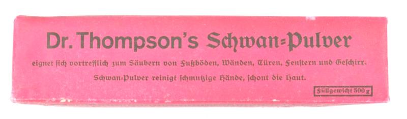 German Third Reich Era Dr.Thompsons' Schwan-Pulver