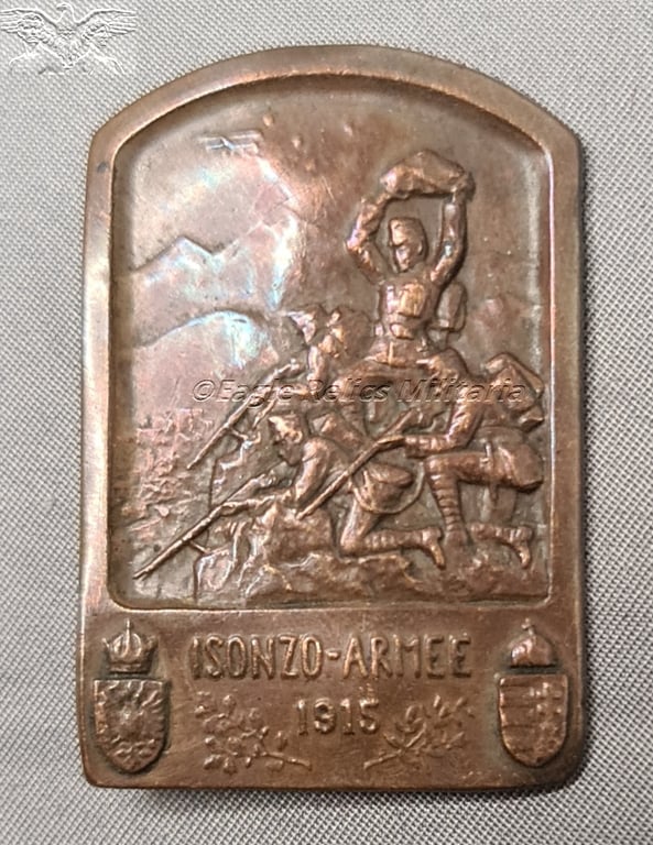 Austro-Hungarian Army of the Isonzo Front veteran's badge from 1915.