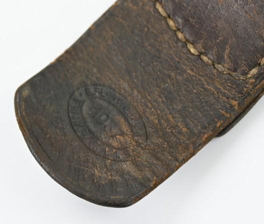 German WH Beltbuckle with Tab 'Wiedmann' 1937