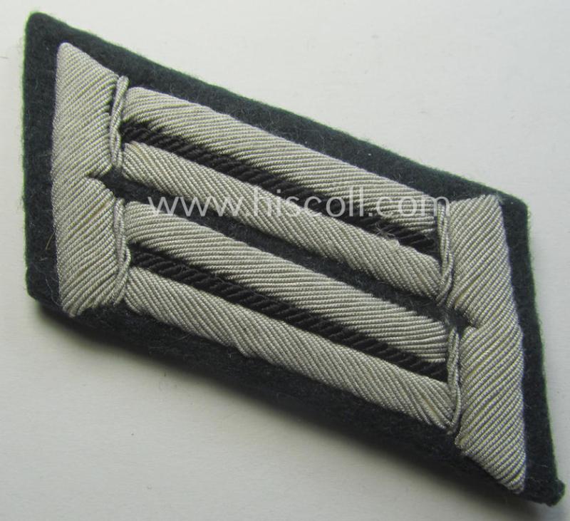 Pair of WH (Heeres) collar-tabs (ie. 'Kragenspiegel für Offiziere'): 'Offizier der Pionier-Truppen' that came packed in its 'Cellophan'-pouch as issued