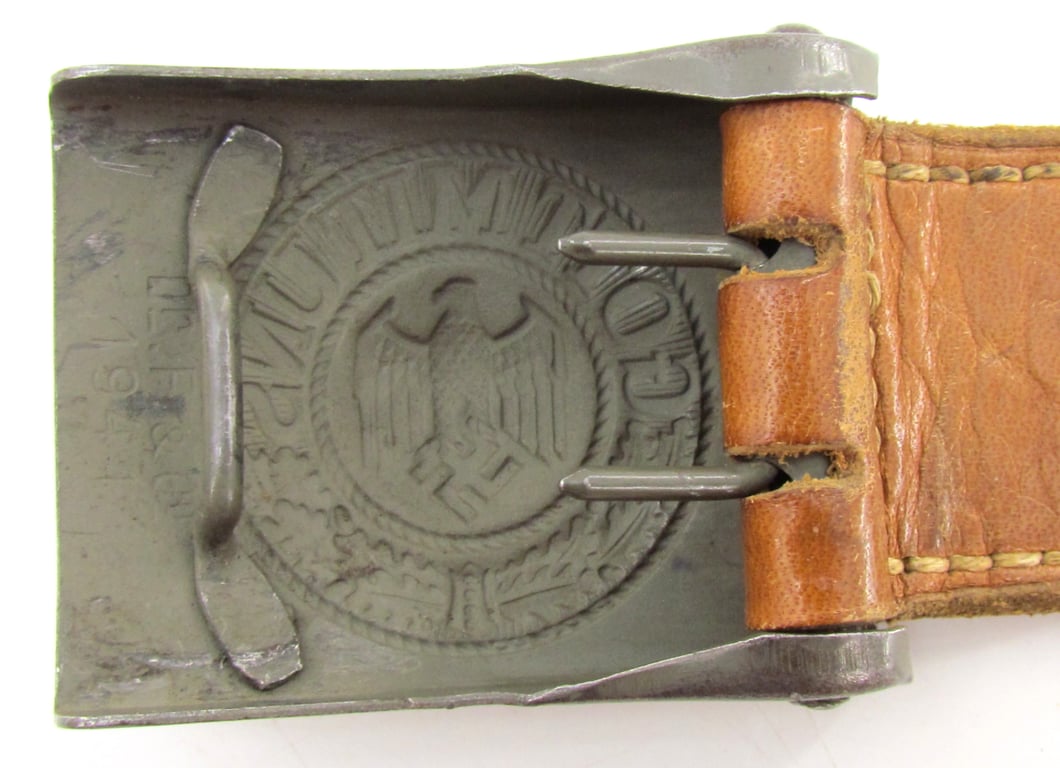 Wehrmacht (Heer) EM/NCO Steel Belt Buckle – Dr. Franke & Co. 1941