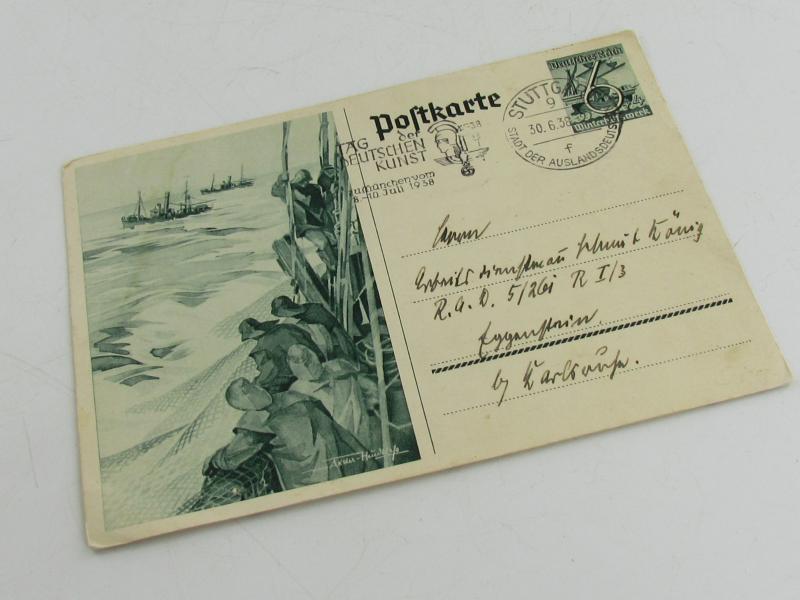 Original German Commemorative Postcard