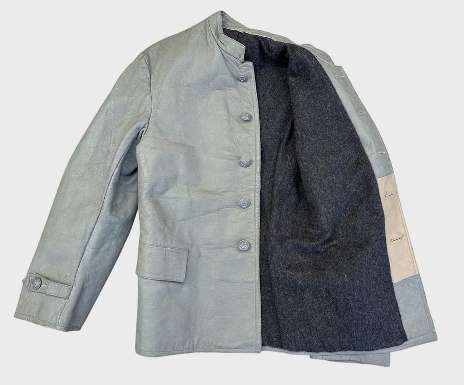 Navy (Kriegsmarine) U-boot protective grey leather jacket