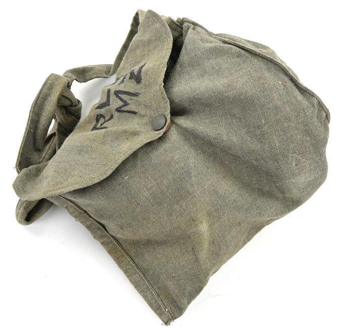 German LS M37 Civil Gasmask with Filter in Carrying Pouch