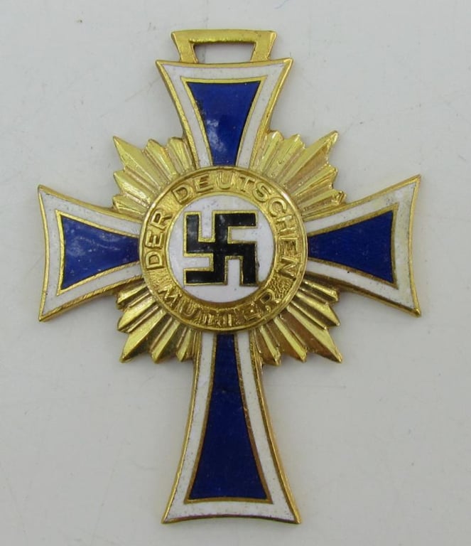 German Mothers Cross in Gold