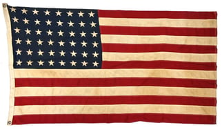 US WW2 48 Star Stars & Stripes National...
