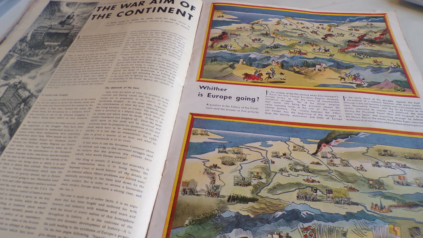 Rare English Edition Signal Magazine 12/1943