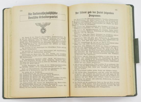 German NSLB 1939 Pocket Agenda