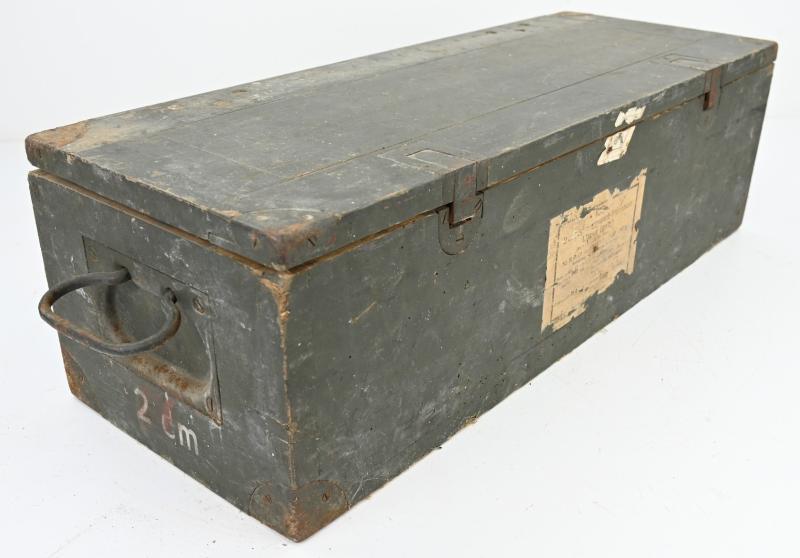 German WH 2cm Sprenggranat-patronen L'spur Ammo Box