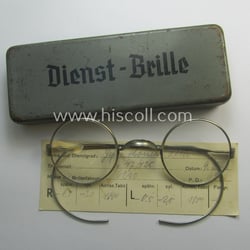 Complete pair of 'standard-issued'-pattern, WH-service-glasses (ie. 'Dienstbrille') as...