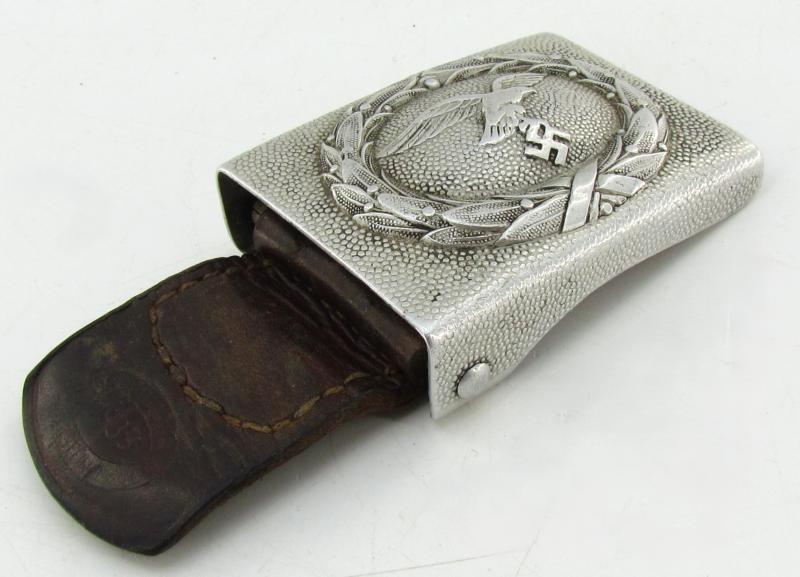 Luftwaffe Tabbed Aluminum Buckle 1939 ( JMO )