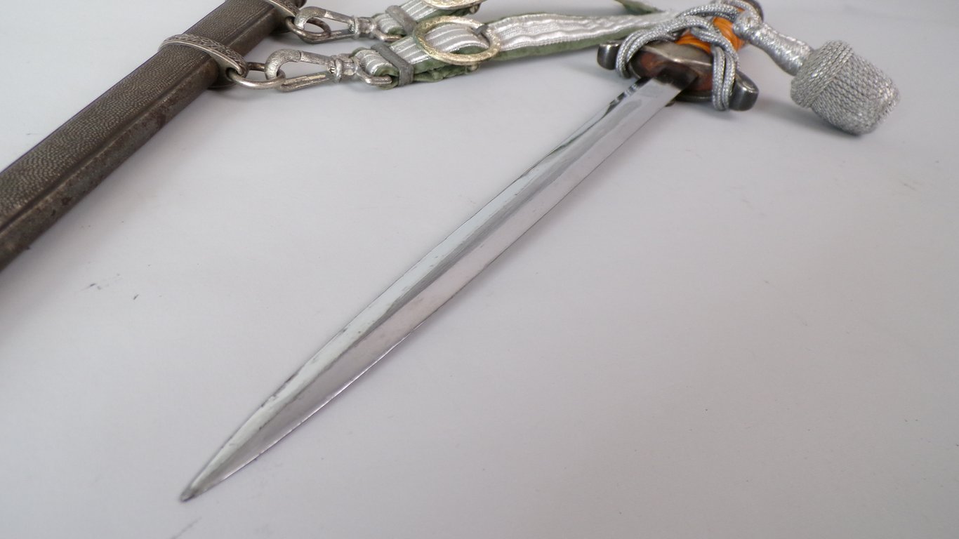 Army Officer dagger with hanger and portepee by WKC