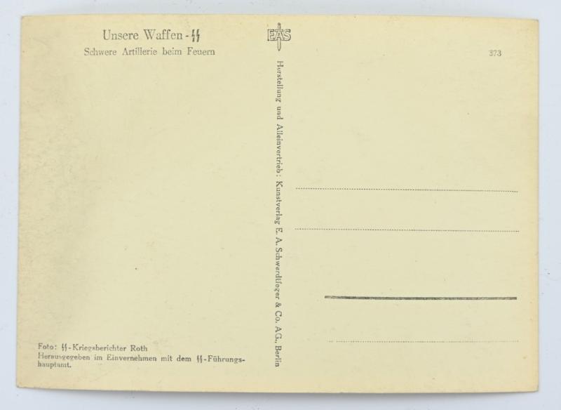 German Waffen-SS Kriegsberichter Postcard 'Unsere Waffen-SS'