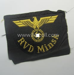 RB- ('Reichsbahn'-) related arm-eagle as executed in 'BeVo'-weave...