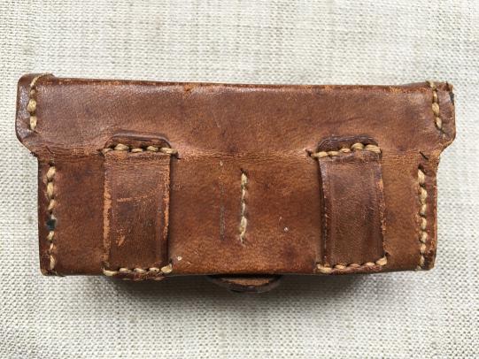 British Binoculars Leather Case with Glasses