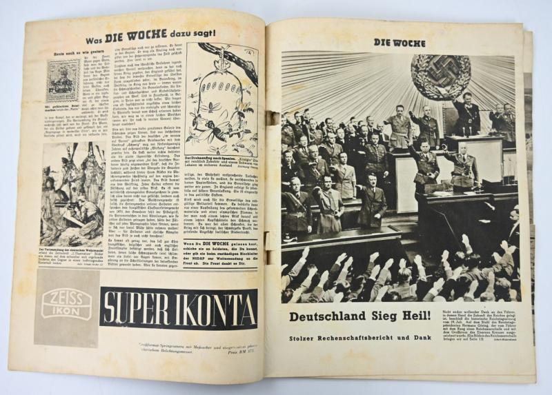 German Third Reich Magazine 'Die Woche' 1940