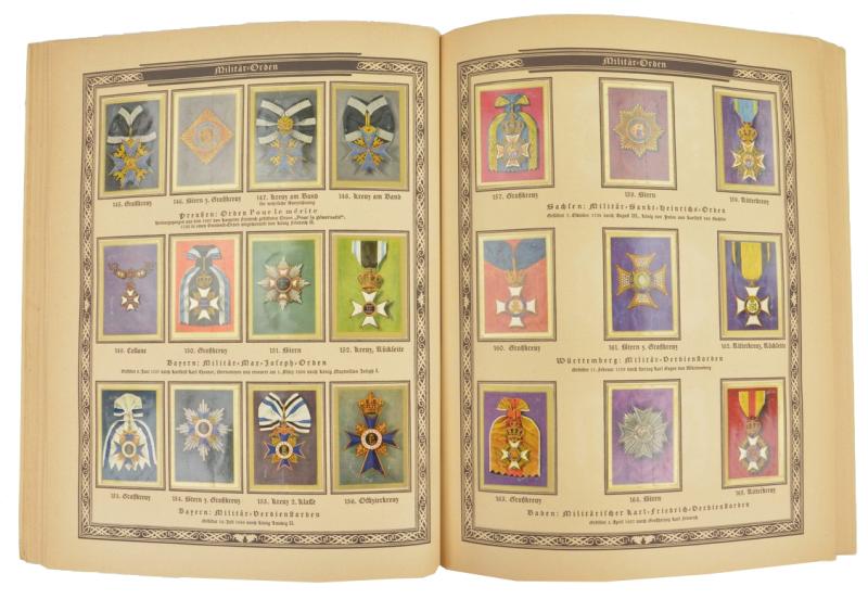 German Third Reich Cigaret Album 'Orden'