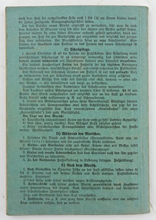 German WH Soldiers Manual 'Soldatenfibel'