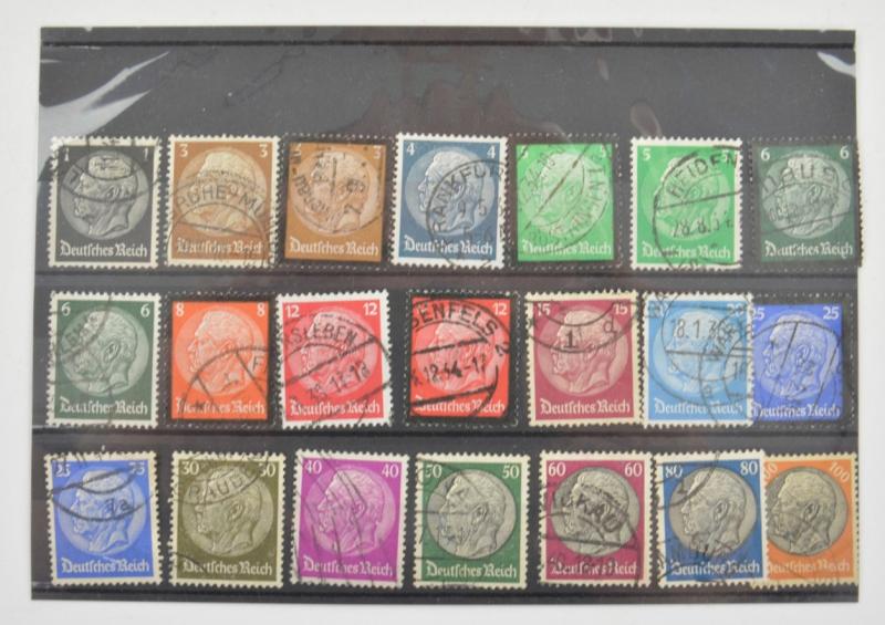German Third Reich Era Stamp Grouping