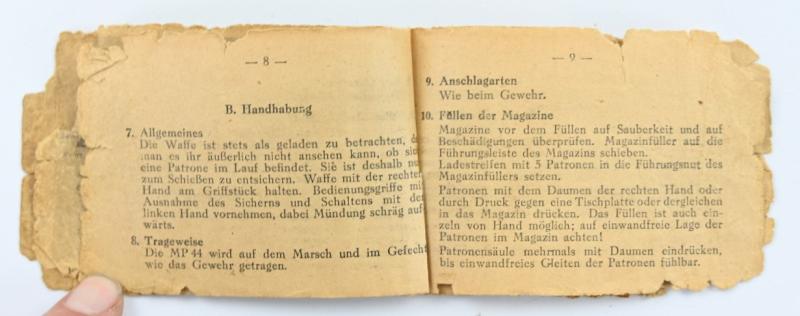 German WH MP44 Instruction Manual