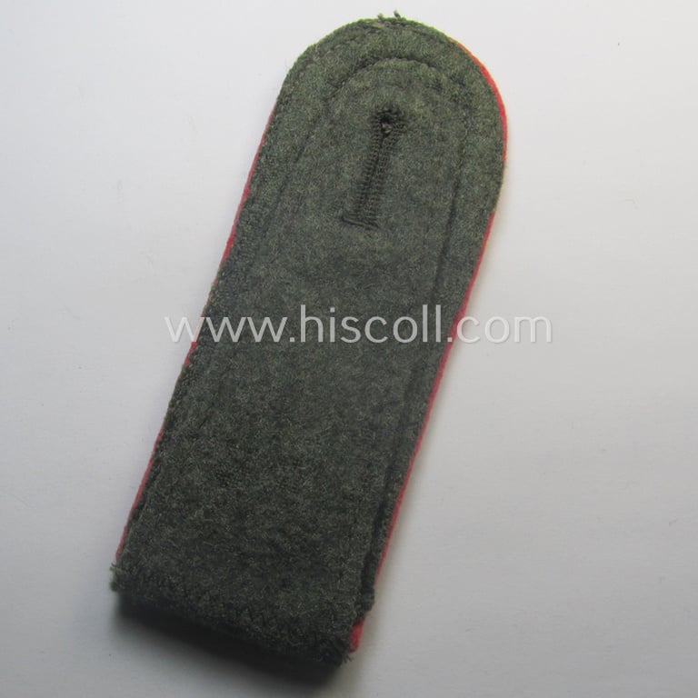 Single, WH (Heeres) mid-war-period- (ie. 'M41/M43'-pattern) 'cyphered', NCO-type shoulderstrap as was intended for usage by a: 'Feldwebel des Panzer-Schützen-Rgts. 3'