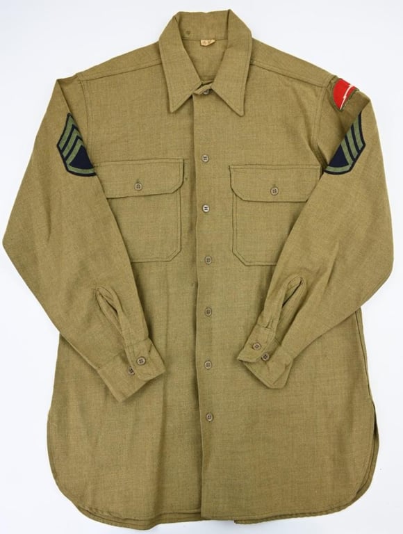 US WW2 78th Infantry Division Wool Shirt