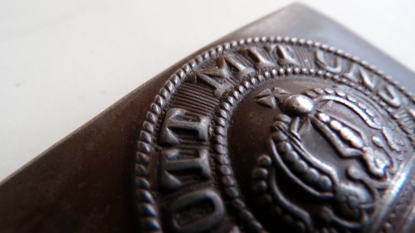 WWI Prussian M1915 Steel Belt Buckle