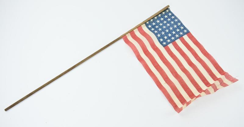 US WW2 48 Star Stars & Stripes National Flag with Pole
