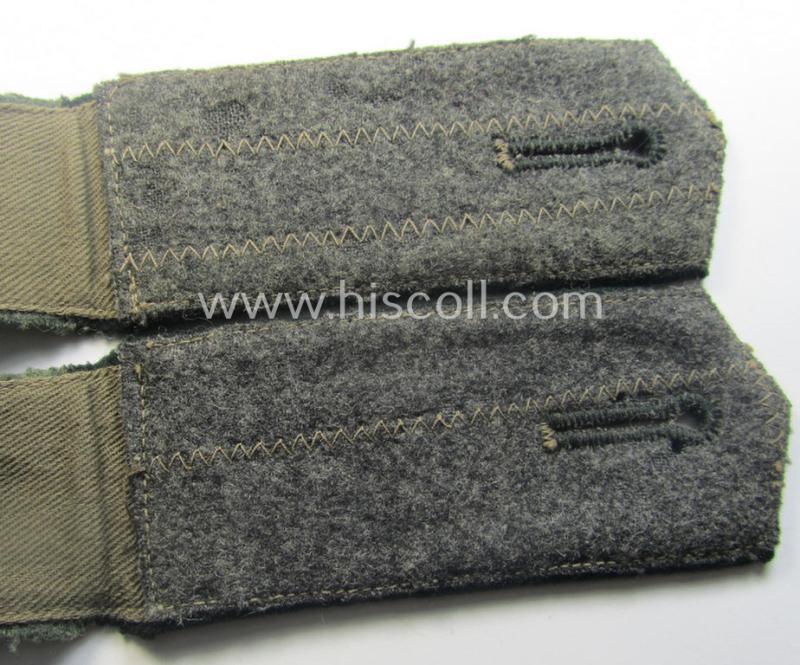 Pair of WH (Heeres) EM-type shoulderstraps: 'Soldat des Panzer-Schützen-Rgts. 4'