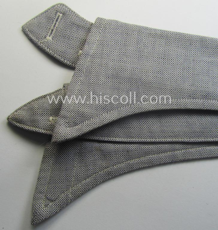 WH (Luftwaffe) summer-shirt removable collar (ie. 'Kragen') as was specifically intended for usage onto the bluish-grey- (ie. 'blaumelliertes') summer-shirts (ie. 'Hemden')