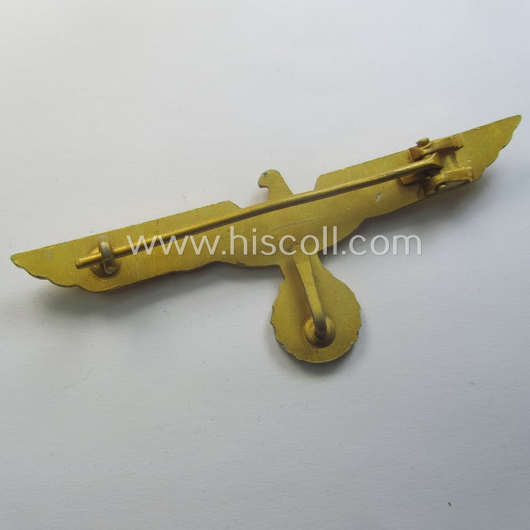 WH (KM) bright-golden-toned, light-weight- (ie. aluminium-) based breast-eagle ('Brustadler')