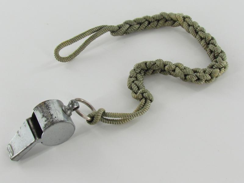 Wehrmacht Signal Whistle With Original Cord