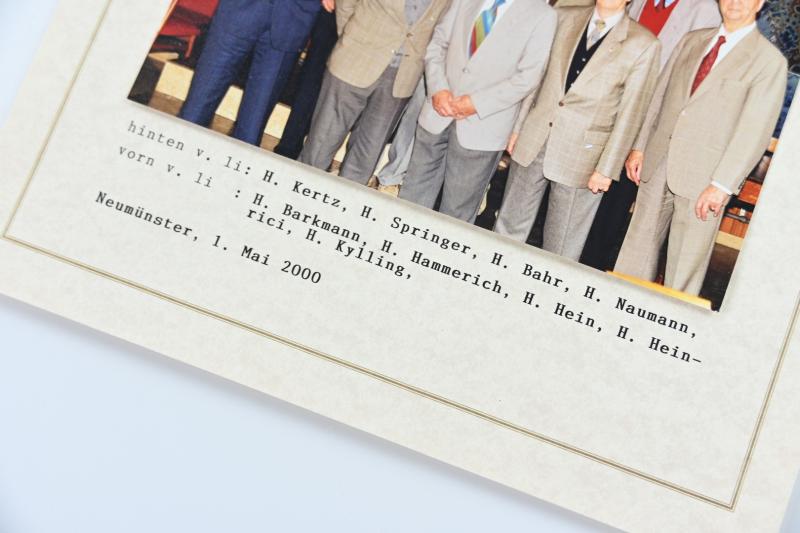 German Postwar Picture of Knight's Cross Recipients of the 'Ordensgemeinschaft der Ritterkreuzträger e.V.'