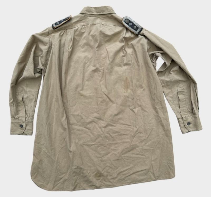 Original Luftwaffe Tropical Shirt (Tropenhemd) – Oberfeldwebel Rank, 1941