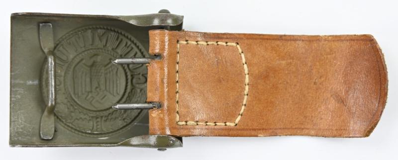 German WH Beltbuckle with Tab 'C.W. Motz 1941'
