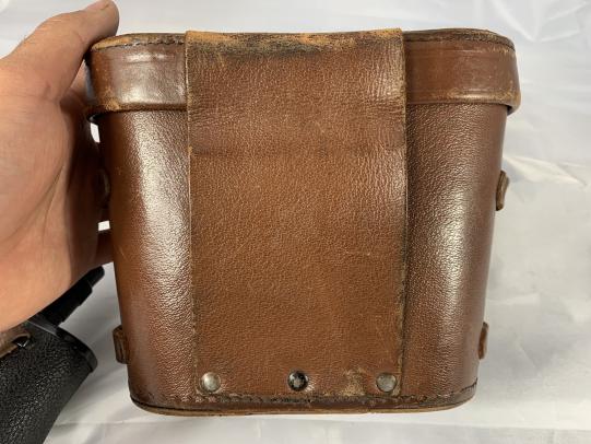 U.S. M3 Binoculars and M17 Leather Carrying Case