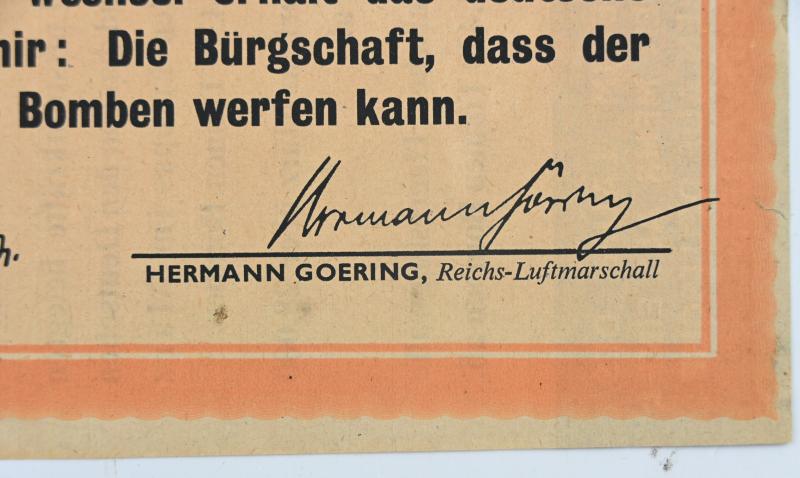 US WW2 Droppingsflyer 'Wechsel'