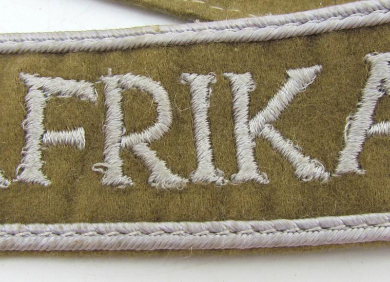 Wehrmacht (camel hair)'Afrika' Cufftitle