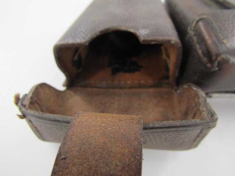 Chocalate Brown Luftwaffe K98 Ammunition Pouch...LBA Marked