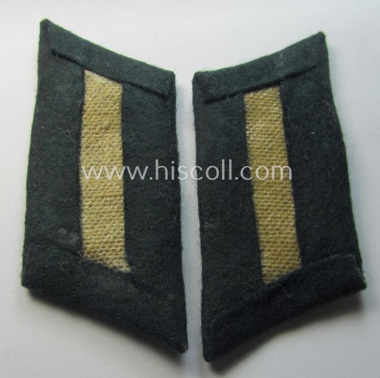 Pair of WH (Heeres) collar-tabs (ie. 'Kragenspiegel für Offiziere'): 'Offizier der TSD o. Truppensonderdienst'