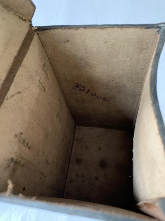 WH (HEER) Rotary Desk/Field Telephone in Leather Pouch -1941-