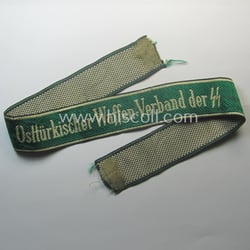 Waffen-SS cuff-title (ie. 'Ärmelstreifen'): 'Osttürkischer Waffen-Verband der SS'