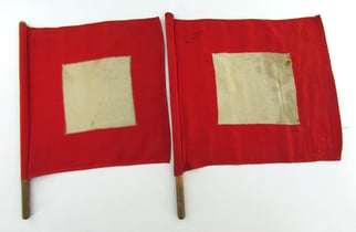 Rare Pair of Hitler Youth Marine (Marine-HJ) Signal...