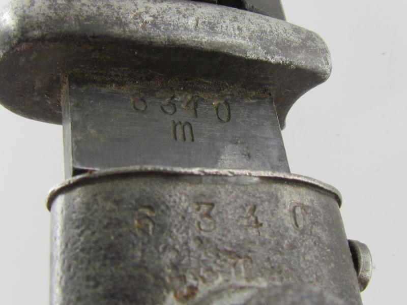 1936 Produced Matching k98 Bayonet Set (S/244)