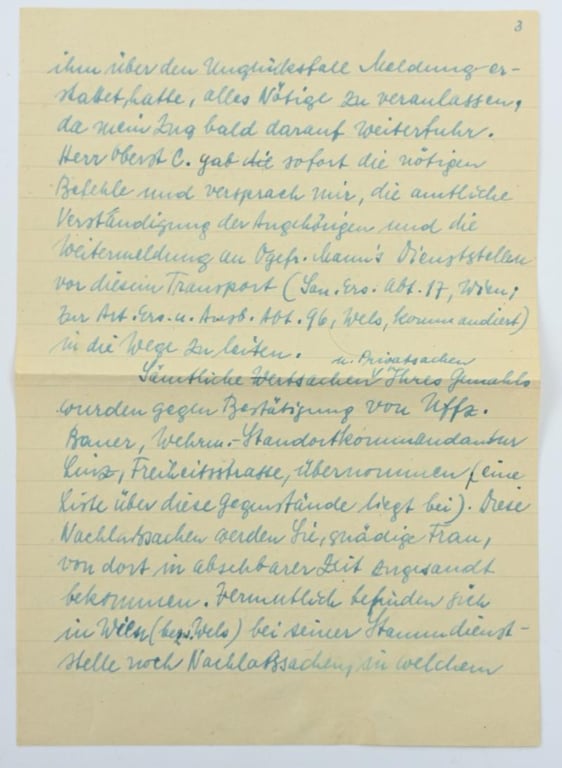 German WH Fieldpost Letter with Envelop